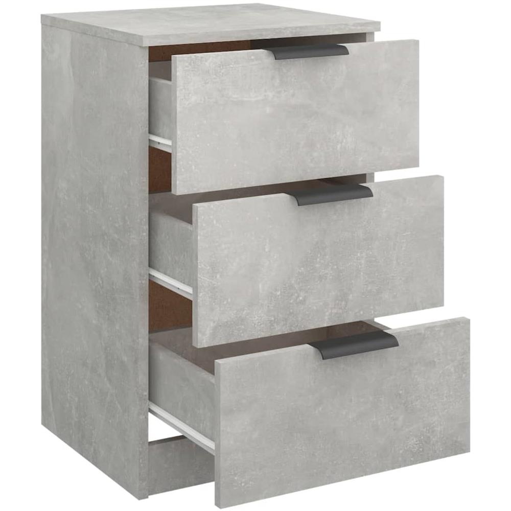 Comodino Grigio Cemento 40x36x65 Cm - Foto 7