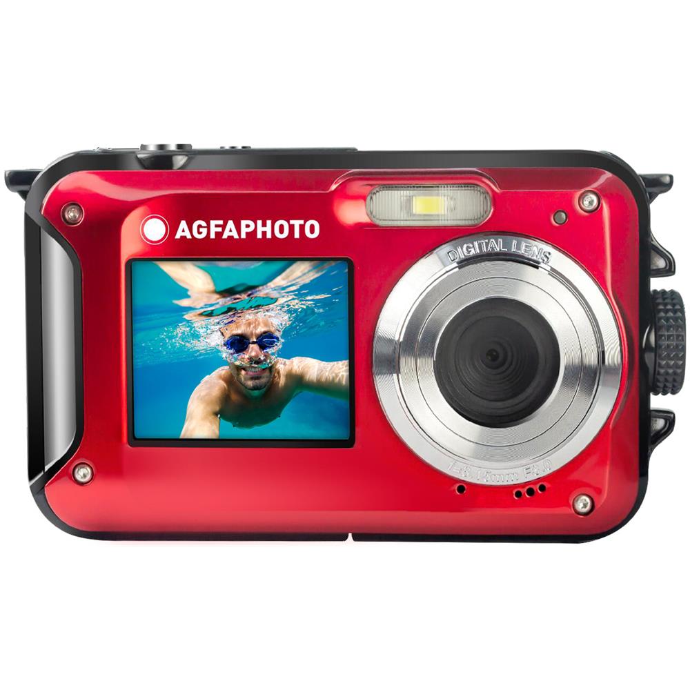Realishot WP8000 Fotocamera Subacquea 24 MP CMOS Digital Zoom 16X Colore Rosso - Foto 1