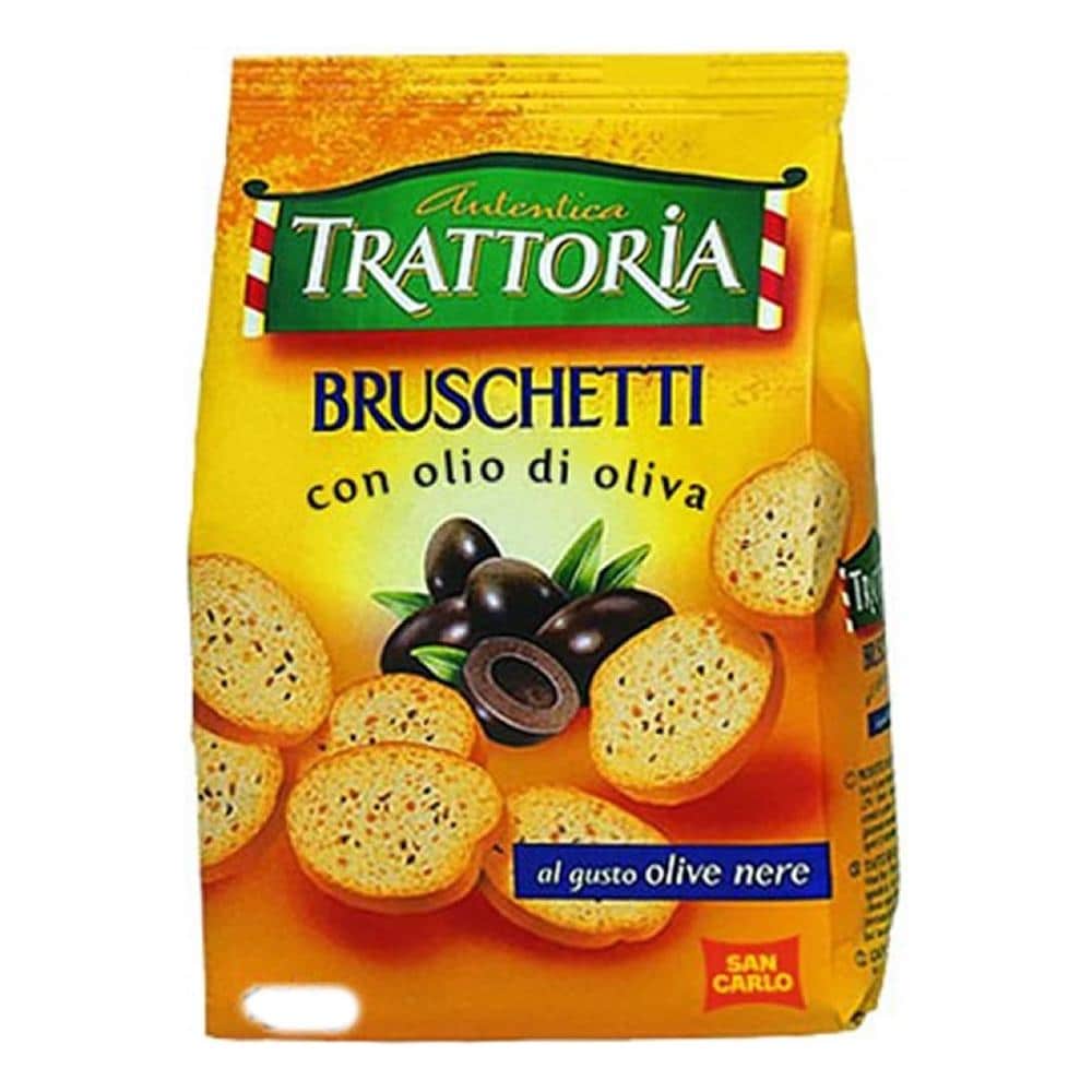 San Carlo Bruschetti Olive Nere Confezione Da 40 Pezzi Da 50 Grammi - Foto 1