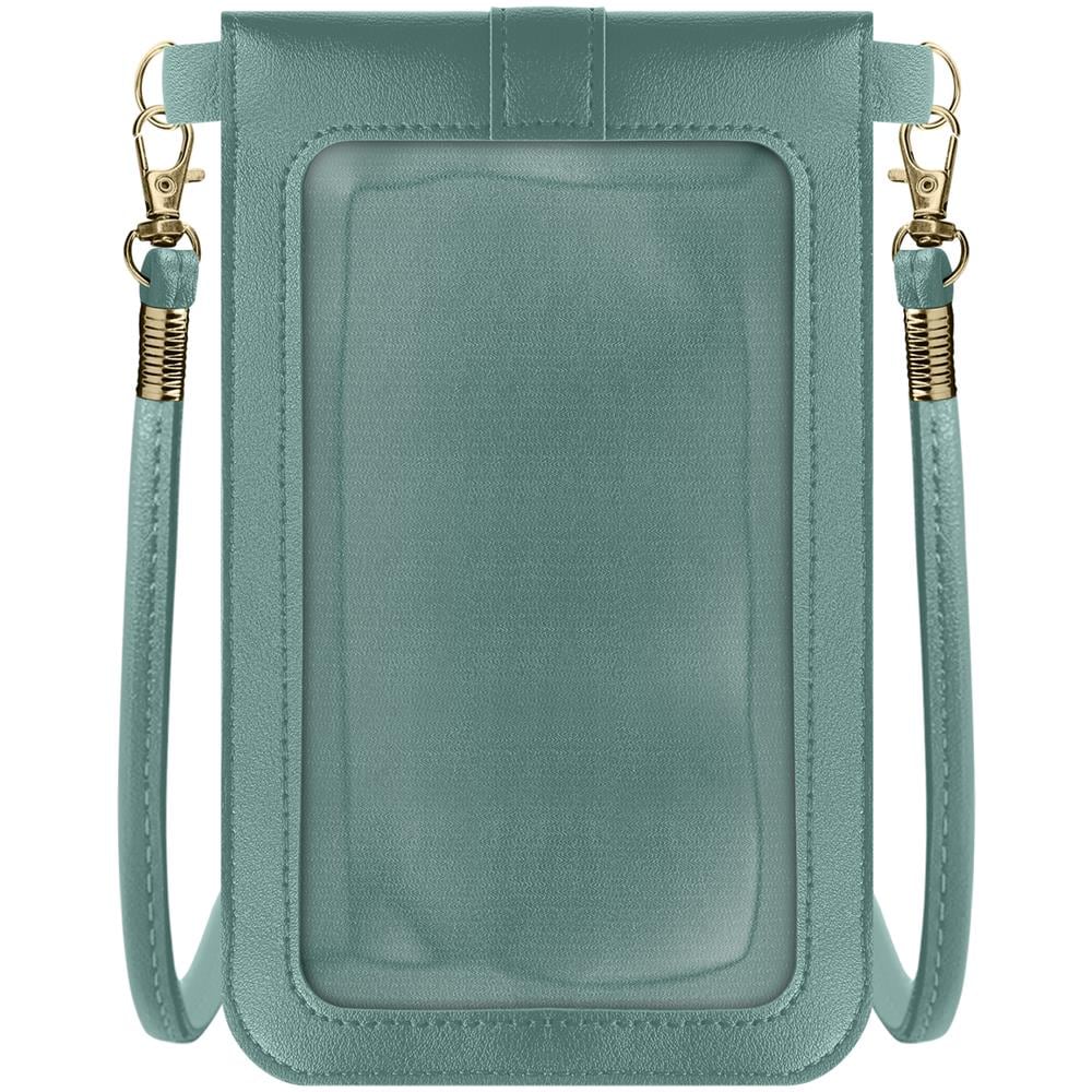 Pochette Per Smartphone Con Finestra Touch E Tracolla Da 1m40 Blu Polvere - Foto 1