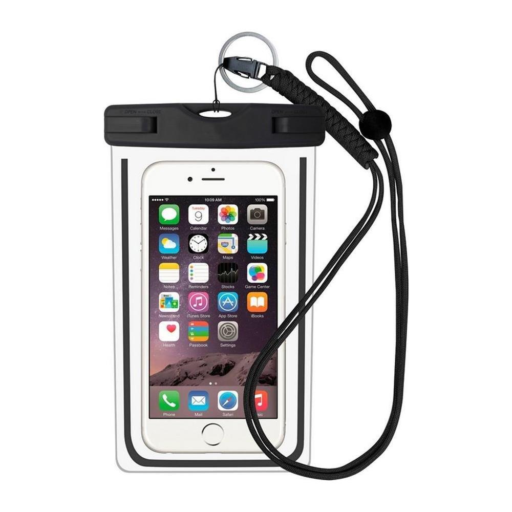 Custodia Cellulare Impermeabile Per Smartphone Universale Nera   1 Confezione - Foto 1