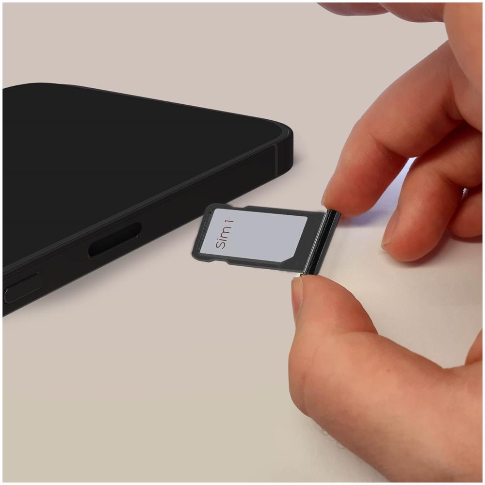 Carrellino Scheda Sim Per Iphone 14 Pro E 14 Pro Max Compatibile Siderale - Foto 2