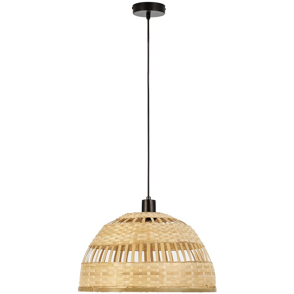 Lampada Da Soffitto In Bambù Suyen, Diametro 39,5 Cm - Foto 1