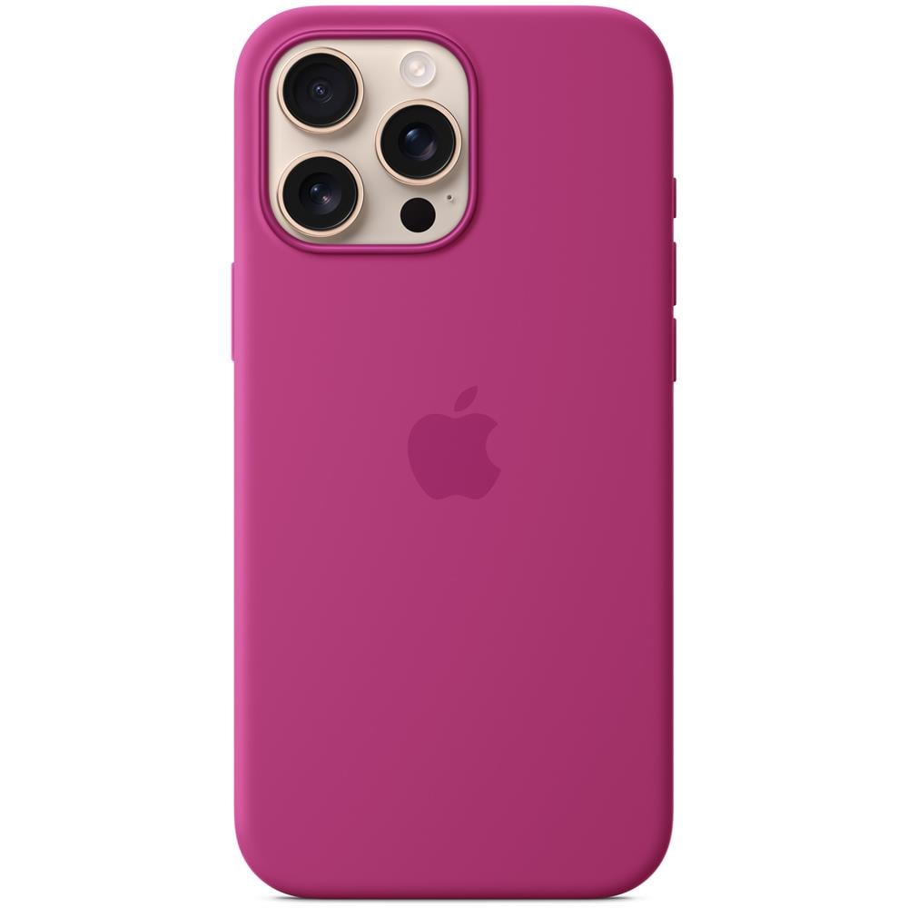 Custodia MagSafe in Silicone per iPhone 16 Pro Max Colore: Fucsia - Foto 1
