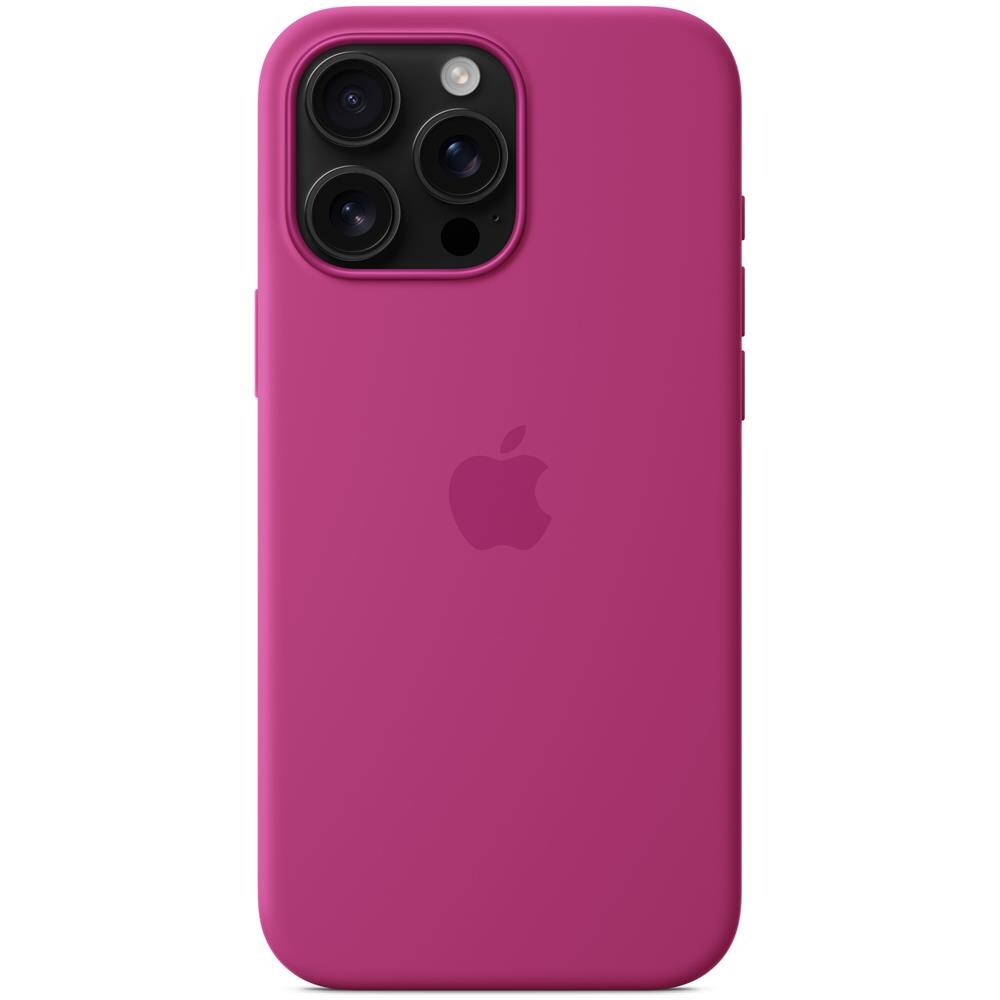 Custodia MagSafe in Silicone per iPhone 16 Pro Max Colore: Fucsia - Foto 4