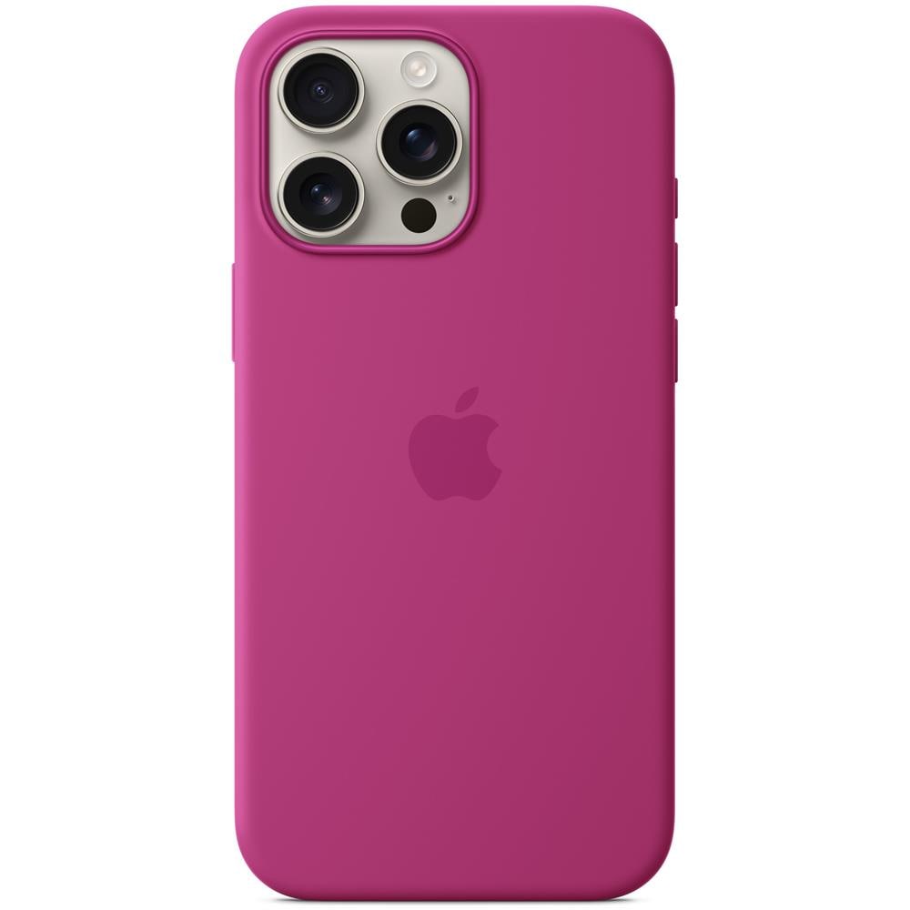 Custodia MagSafe in Silicone per iPhone 16 Pro Max Colore: Fucsia - Foto 2