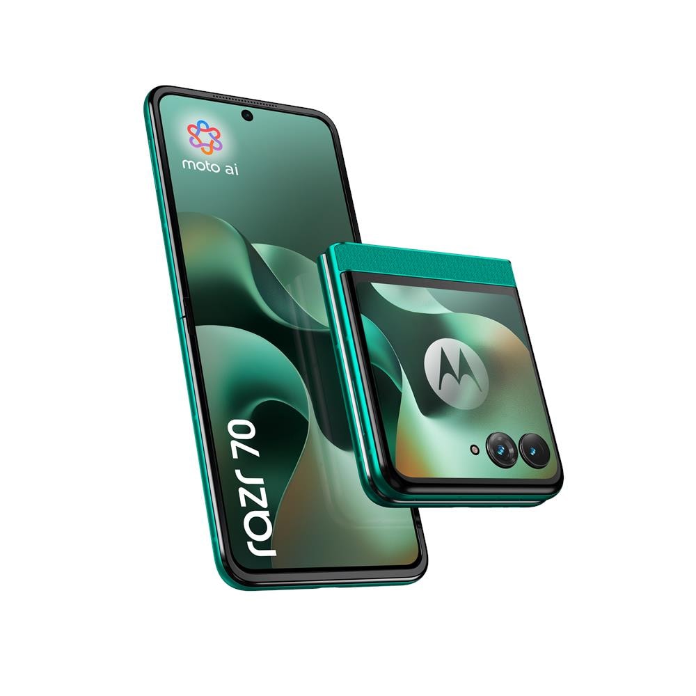 Razr 70 5G 256GB 8GB Ram Display 6.90" Amoled FHD+ 120Hz, Display ext 3,63" Main Camera 50+50+13MP Selfie 32MP nanoSim+eSim Dimensity 7450X 4800mAh Pantone Sporting Green - Foto 1