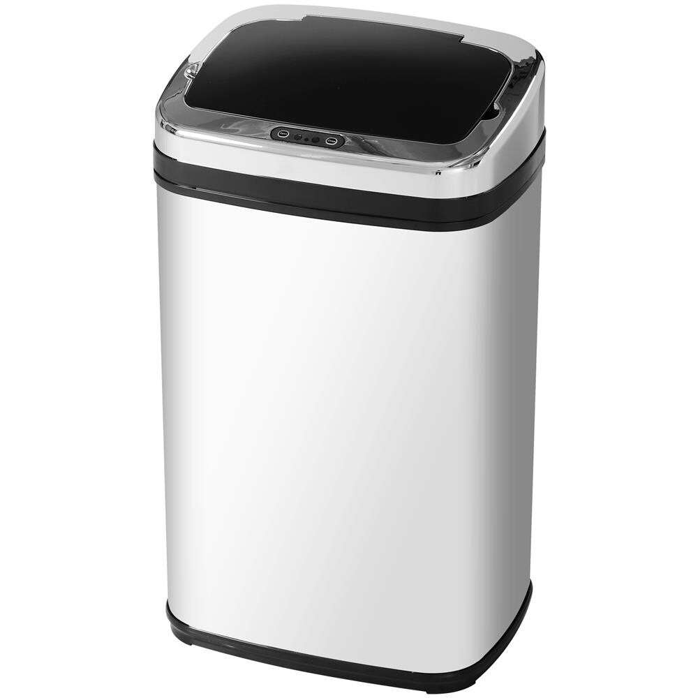 Bidone pattumiera In acciaio inox con sensore elettronico di apertura 30L - Foto 1