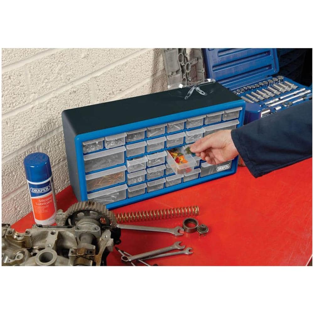 Cassetta Degli Attrezzi Con 30 Cassetti Blu 12015 - Foto 2