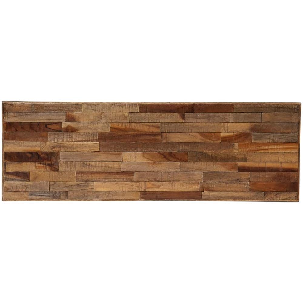 Tavolo Consolle In Legno Di Teak Rigenerato 90x30x76 Cm - Foto 7