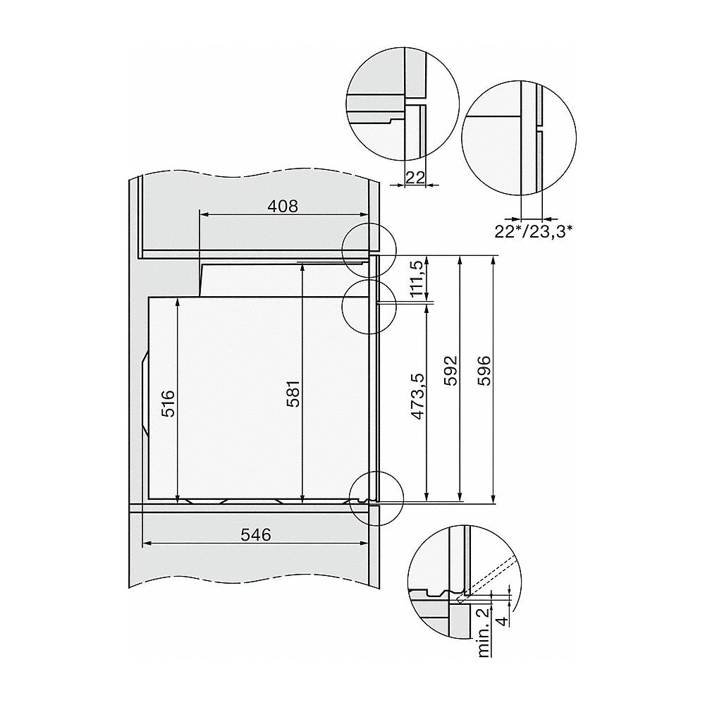 Forno Elettrico da Incasso H 7164 B EDST / CLST Capacità 76 L Multifunzione Ventilato Cottura a Vapore Colore Acciaio Inox - Foto 4