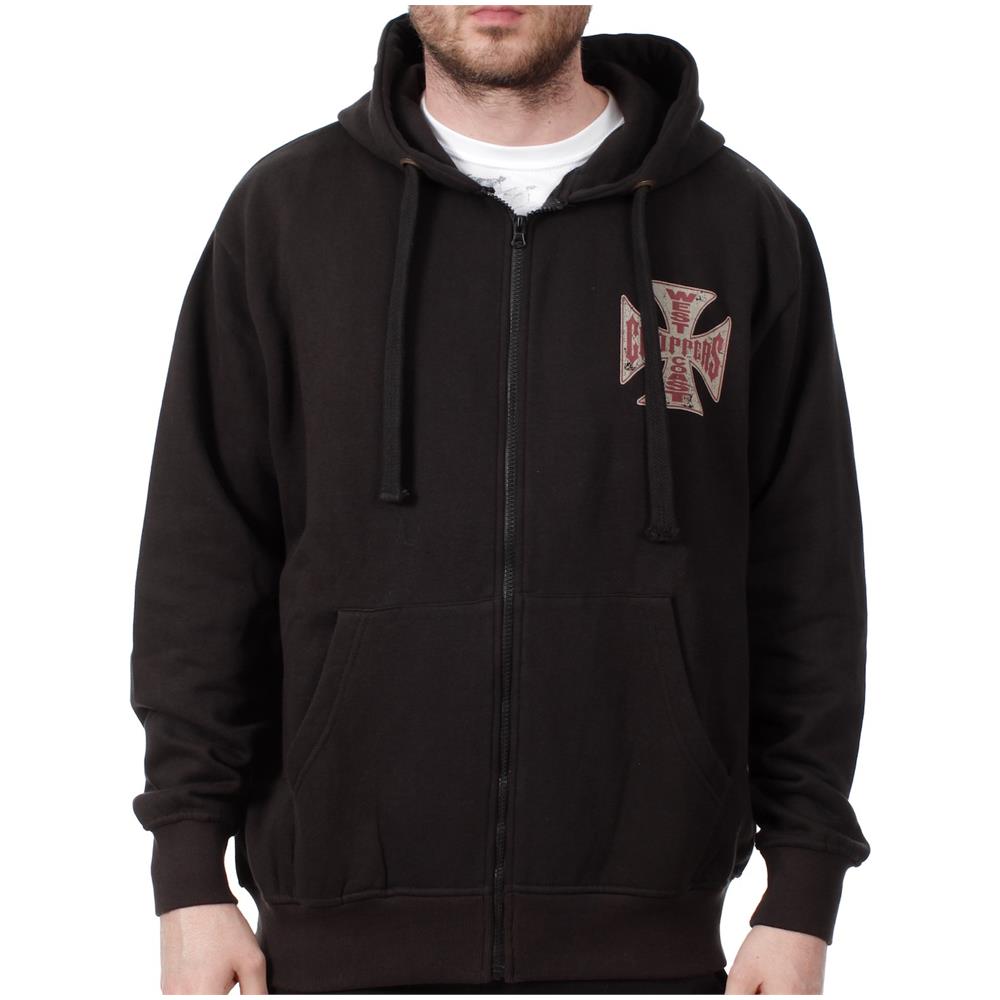 Felpa Con Cappuccio E Zip Genuine Nero (s, Nero) - Foto 4