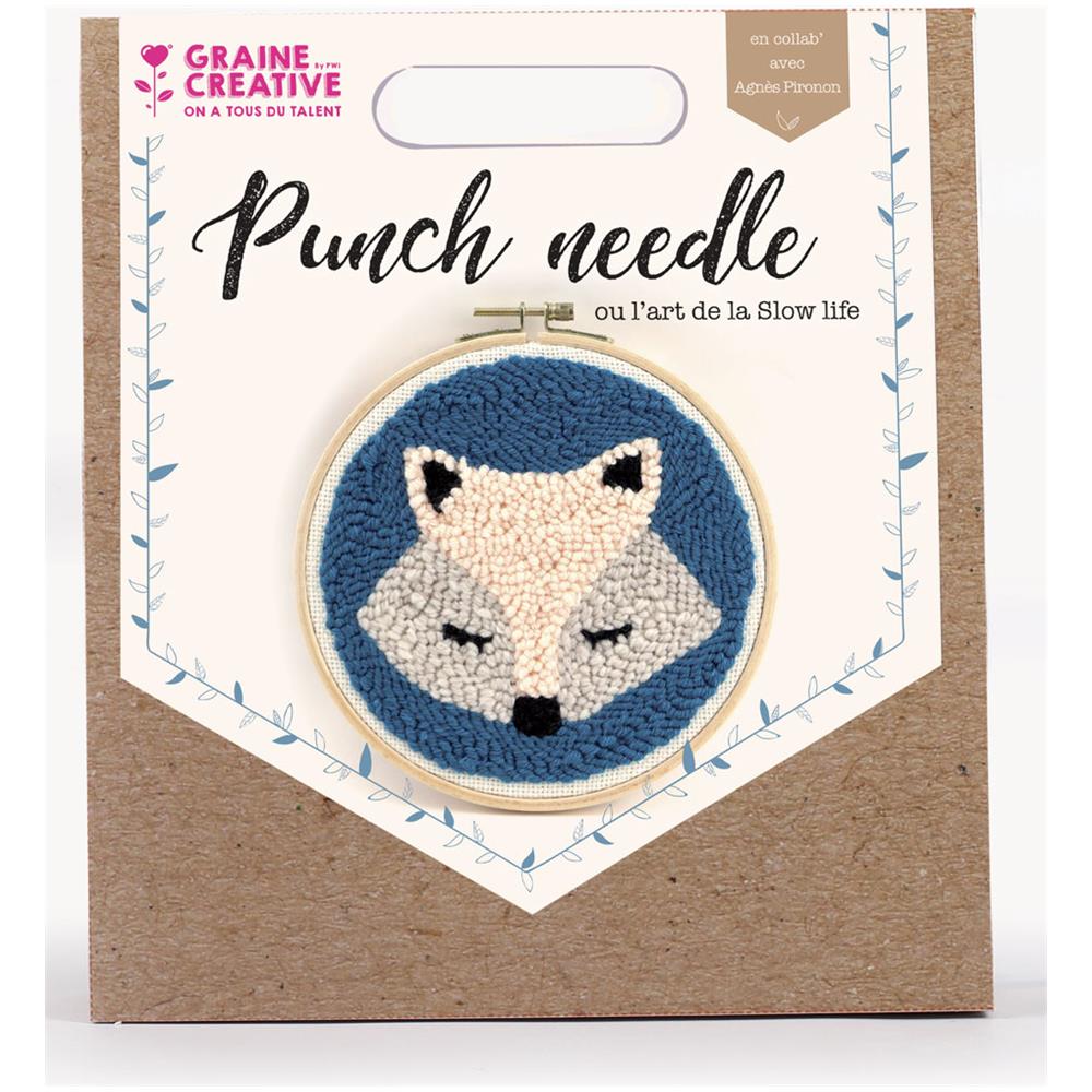 Graines Creatives - Kit Cucito Punch Needle Volpe - Foto 1