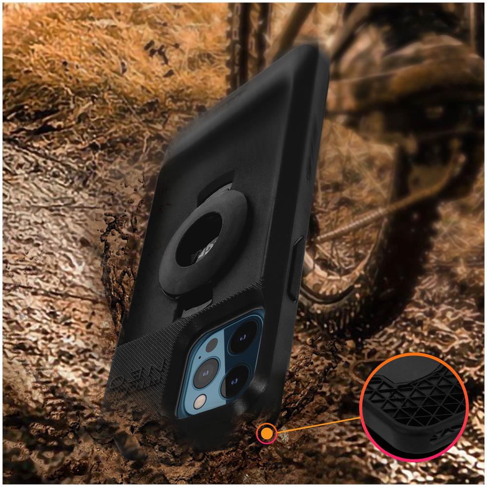 Cover Iphone 12 Pro Max Semi-rigida Magnetico / meccanico Fitclic Neo Nero - Foto 5