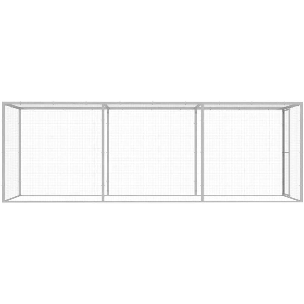 Gabbia per Gatti 4,5x1,5x1,5 m in Acciaio Zincato - Foto 2