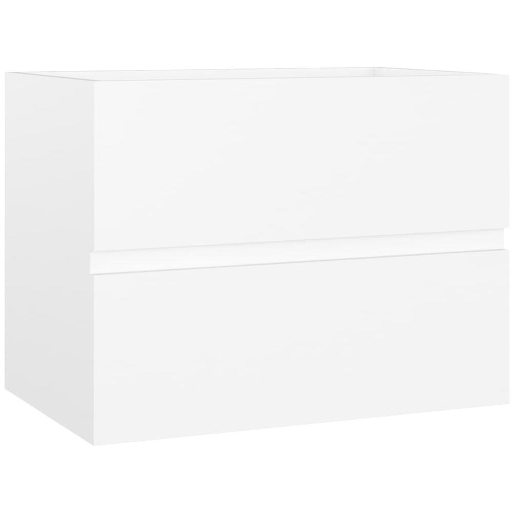 Set Mobili da Bagno Bianco in Truciolato - Foto 8