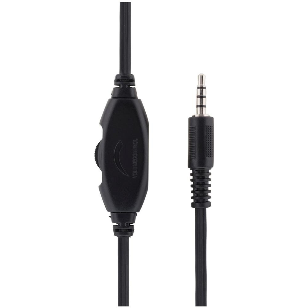 Auricolare Over-ear Con Controllo Del Volume, 4 Pin 3,5 Mm, Nero - Foto 2
