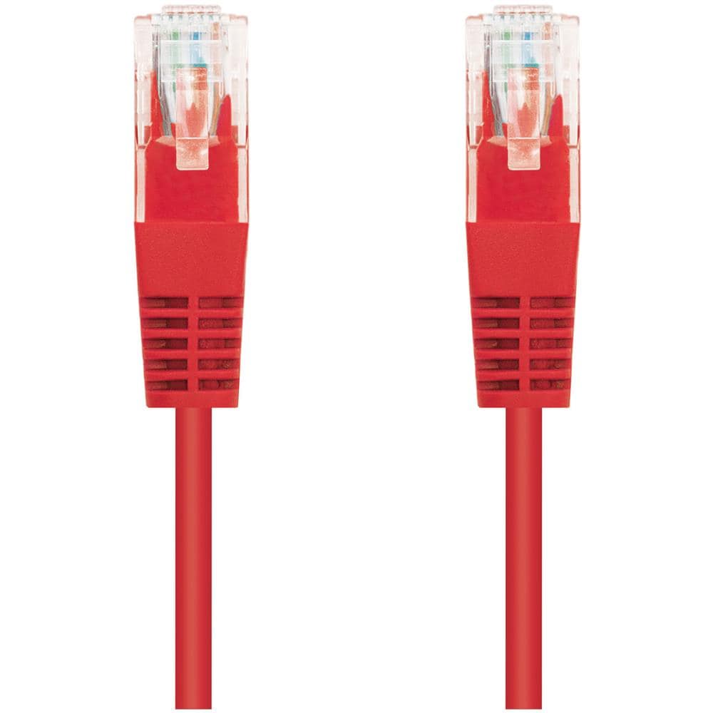 10.20.0402-R, RJ-45, RJ-45, Maschio / maschio, Cat6e, U / UTP (UTP) , Rosso - Foto 2