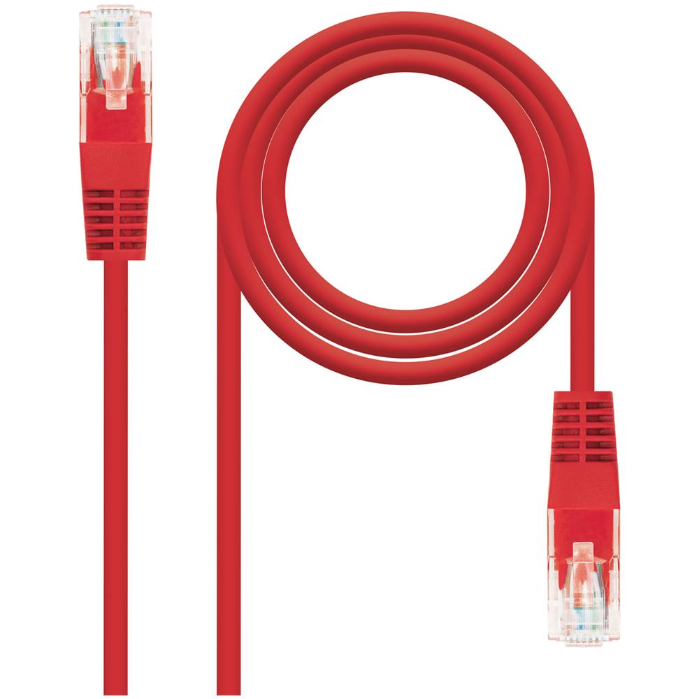 10.20.0402-R, RJ-45, RJ-45, Maschio / maschio, Cat6e, U / UTP (UTP) , Rosso - Foto 1