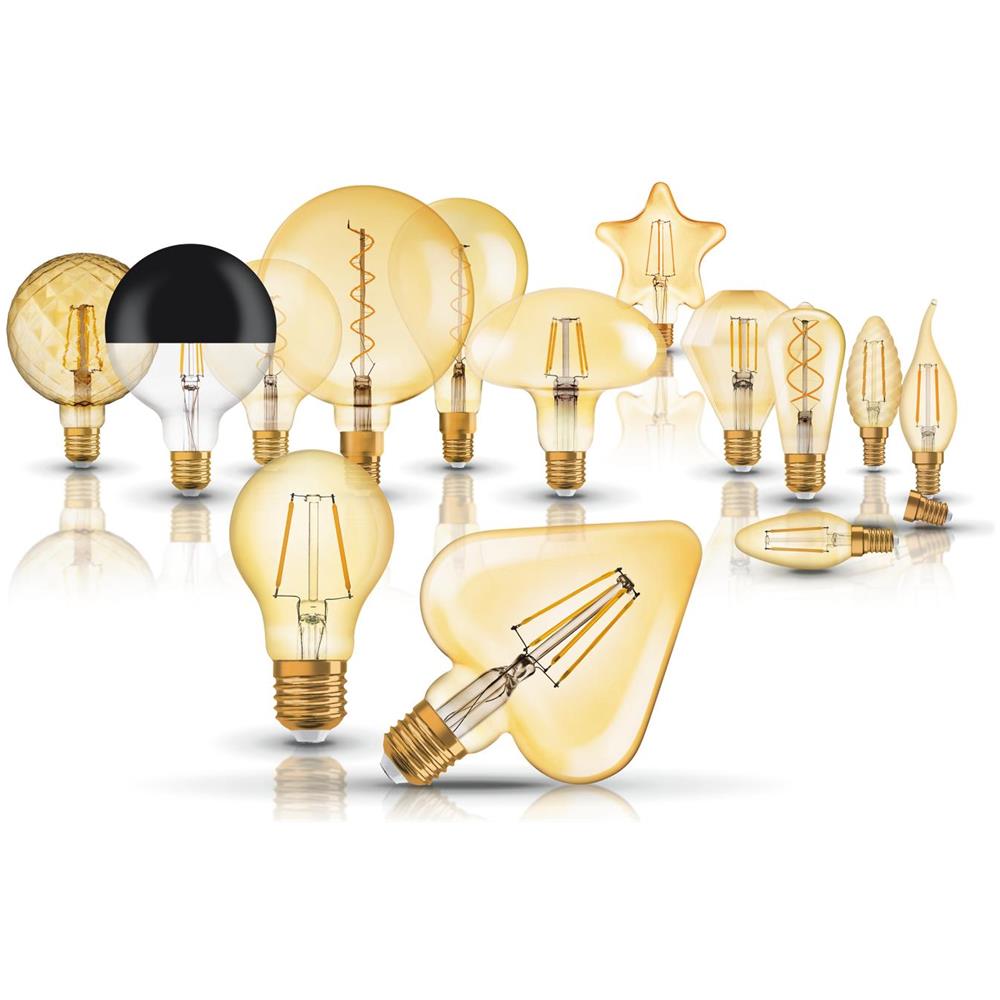 Led 1906, Candela Vintage, 22w / 825 Fil Bw Oro, E14 - Foto 2