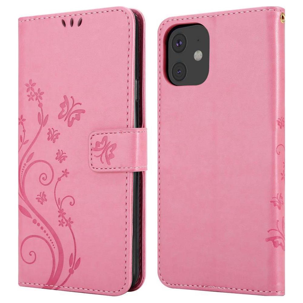Cadorabo Custodia Compatibile Con Apple Iphone 11 (xi) In Rosa Fiore - Coperchio Protettivo In Design Floreale Con Chiusura Magnetica, Funzione Stand E Slot Per Carte - Foto 8