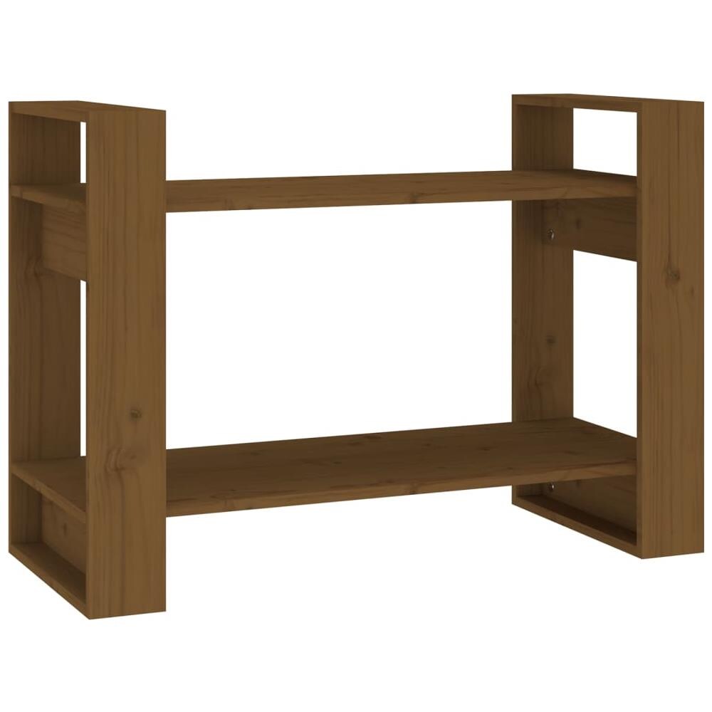Libreria / divisorio Miele 80x35x56,5 Cm Legno Massello Di Pino - Foto 2