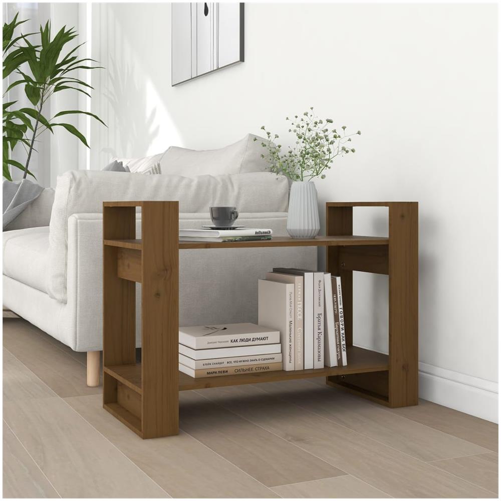 Libreria / divisorio Miele 80x35x56,5 Cm Legno Massello Di Pino - Foto 1