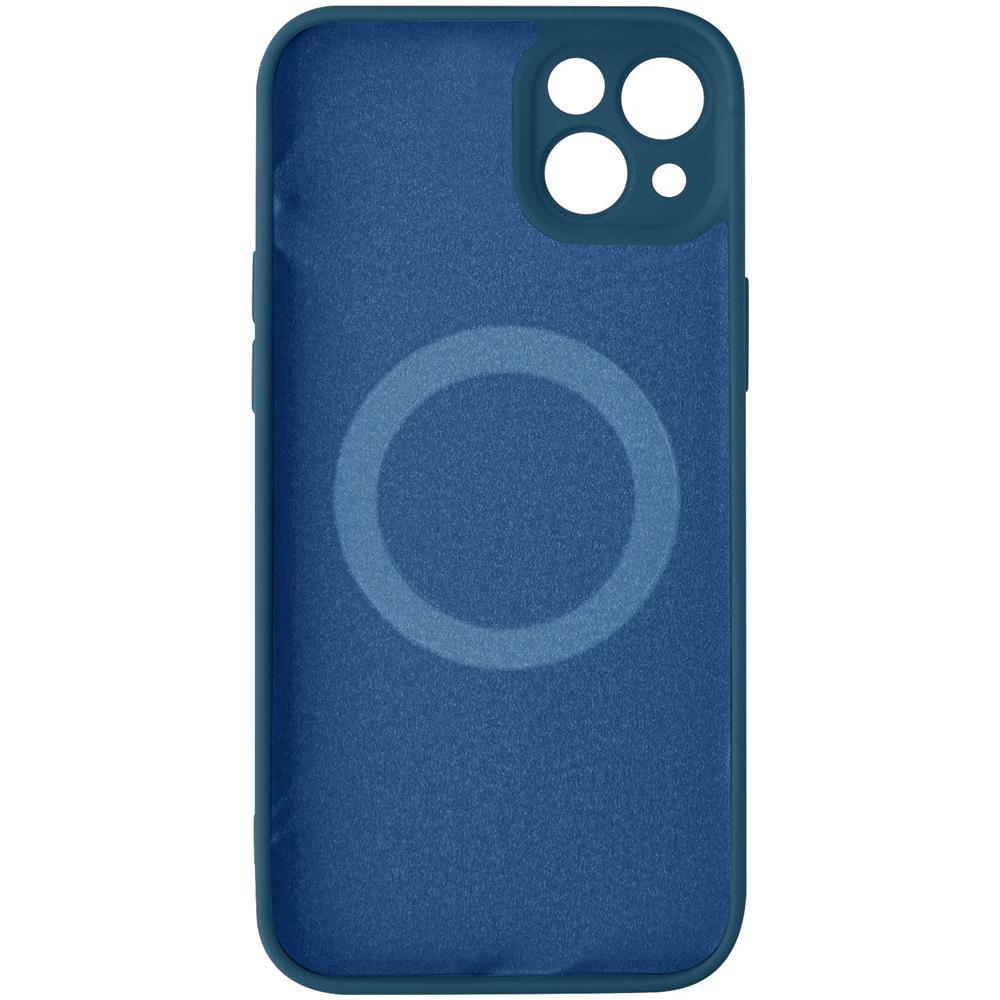 Cover Iphone 14 Plus Compatibile Magsafe Semi-rigida Soft-touch Blu Avio - Foto 2