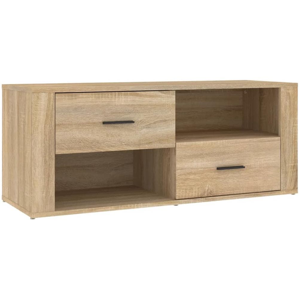 Mobile Per Tv Rovere Sonoma 100x35x40 Cm Legno Multistrato - Foto 2