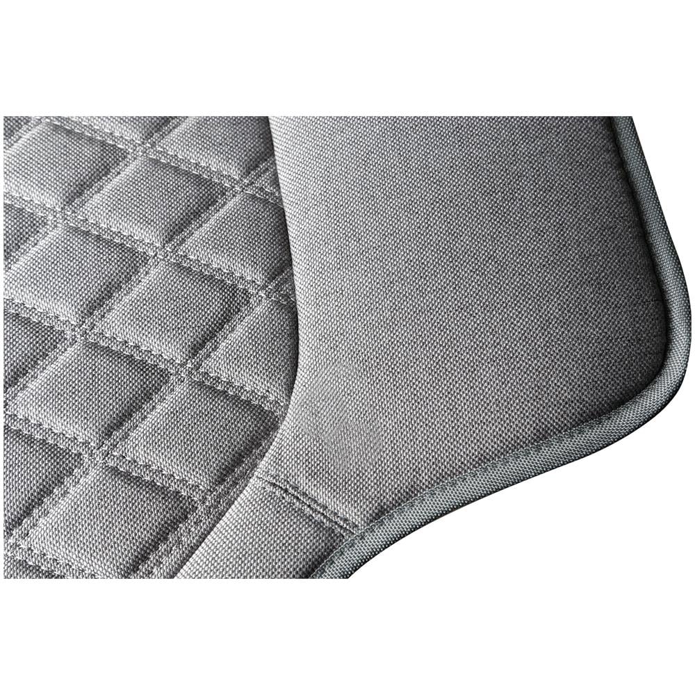 Venice, Coppia Coprisedili Anteriori In Fresco Tessuto Tekno-lino Di Poliestere - Grigio - Foto 3