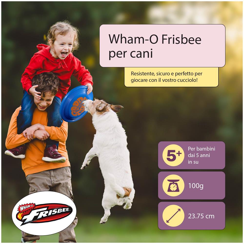 Frisbee Disco Volante per Bambini dai 5+ anni, 23.75cm - 100g - Foto 1