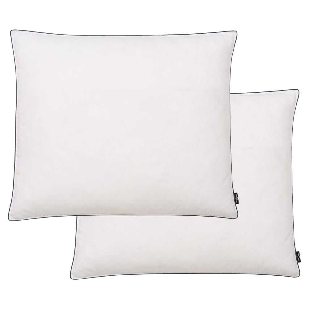 Cuscini 2 Pz In Mix Di Piume 70x60 Cm Bianchi - Foto 1