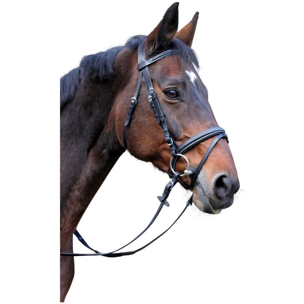 Briglie A Morso Classic In Pelle Nera Per Pony 326137 - Foto 1