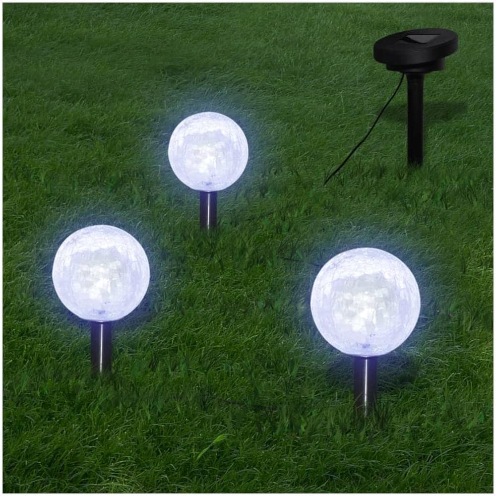 Lampade Led Da Giardino 6 Pz Con Picchetti E Pannelli Solari - Foto 2