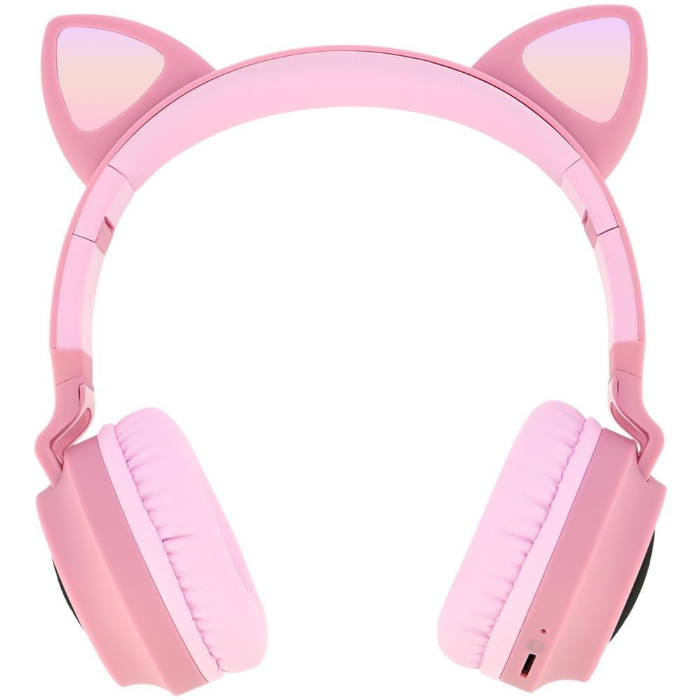 Cuffie Bluetooth Design Cat Ears Light Animation 12h - Foto 1