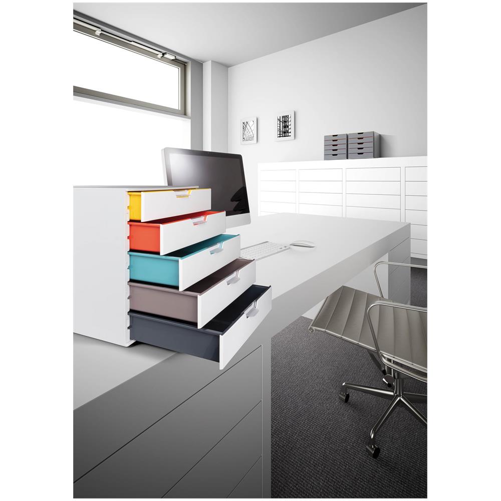 762527 Varicolor Mi X 5 Cassettiera Con 5 Cassetti Colorati, 280 X 292 X 356 Mm, Multicolore - Foto 2