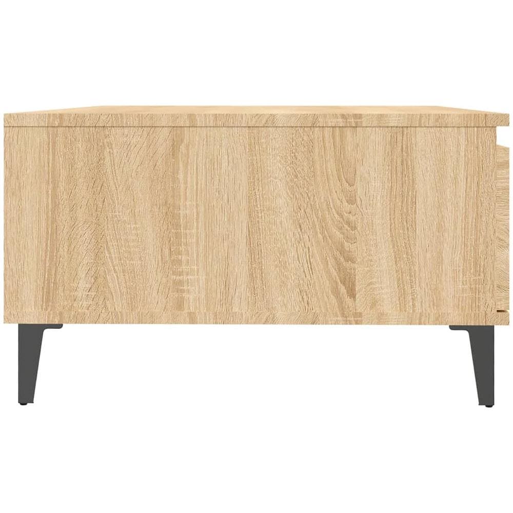 Tavolino da Salotto Rovere Sonoma 90x60x35 cm Legno Multistrato - Foto 2