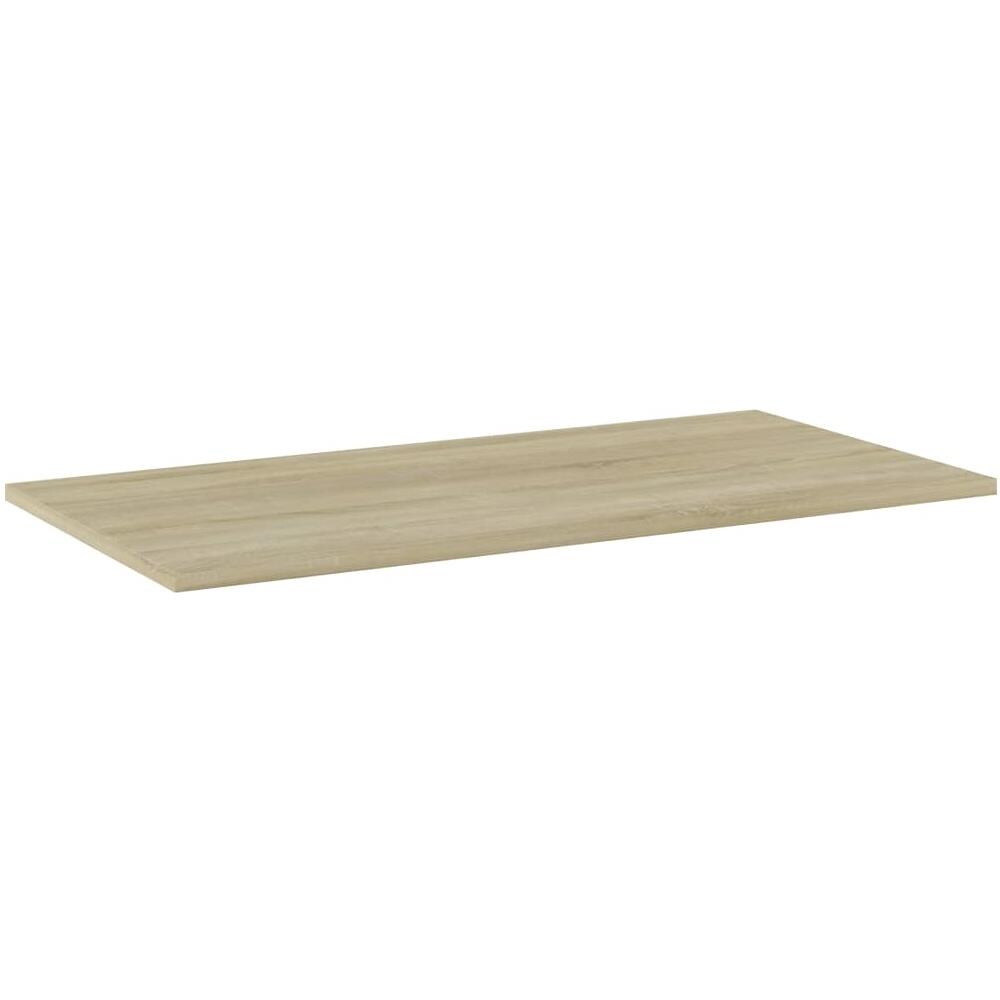 Ripiani per Libreria 4pz Rovere Sonoma 80x40x1,5cm Multistrato - Foto 3