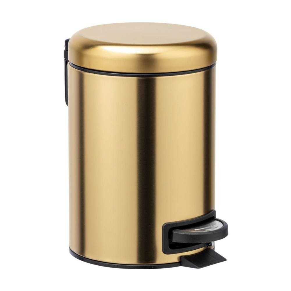 Cestino Bagno Leman, Rame Opaco, 3 L, - Foto 1
