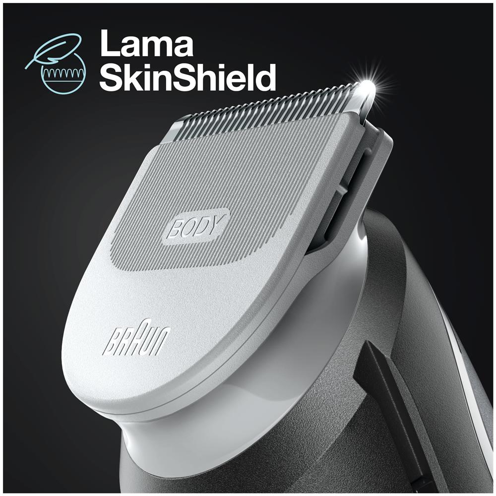 Rifinitore Elettrico Bodygroomer 3 Bg3340 Pettine per le Aree Sensibili Colore Nero /Grigio - Foto 4