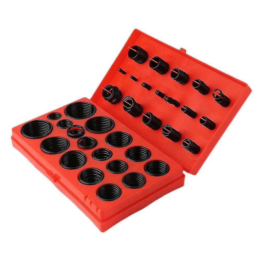 740 Pezzi Guarnizioni O-Ring in Gomma, Guarnizioni O-Ring Assortite, Rondelle di Guarnizione per Riparazione Rubinetti Auto, Cablaggio Auto, Idraulica