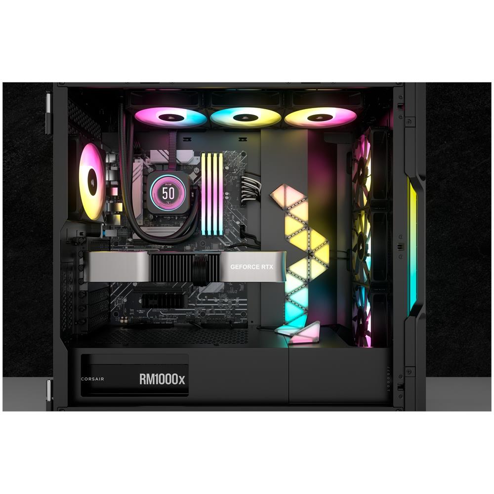 Dissipatore CPU a Liquido iCUE H150i ELITE LCD XT per Socket Intel LGA 1700/1200/1150/1151/1154/1155/1156/2066/2011-3/2011 e Socket AMD AM5/AM4/sTRX4 - Foto 5
