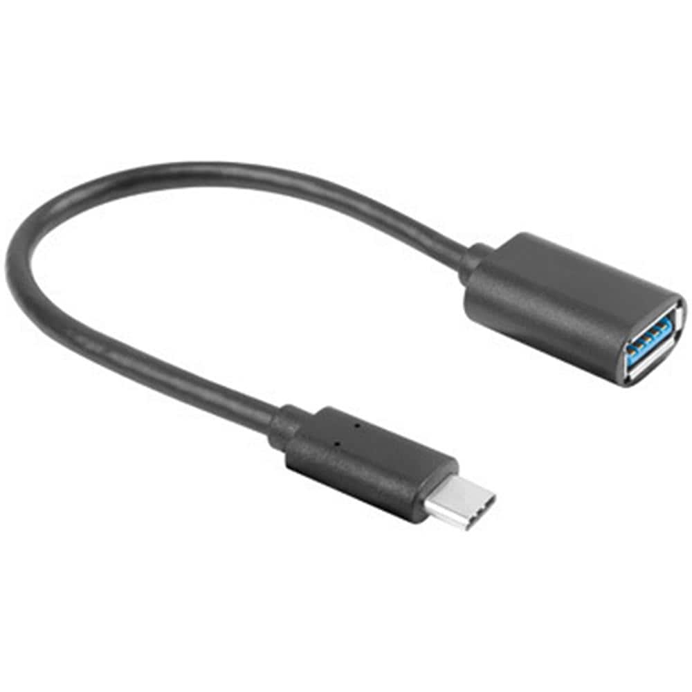 Adattatore Usb Da Usb-c Maschio 3.1 A Usb-a Femmina Otg Nero 15 Cm - Foto 1