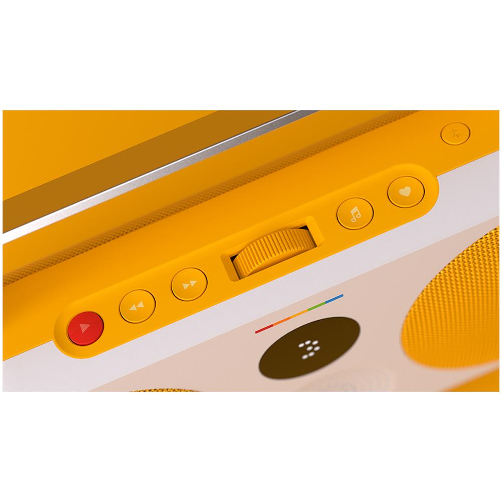 PLRMUSICP39090YLW altoparlante portatile Bianco, Giallo - Foto 2