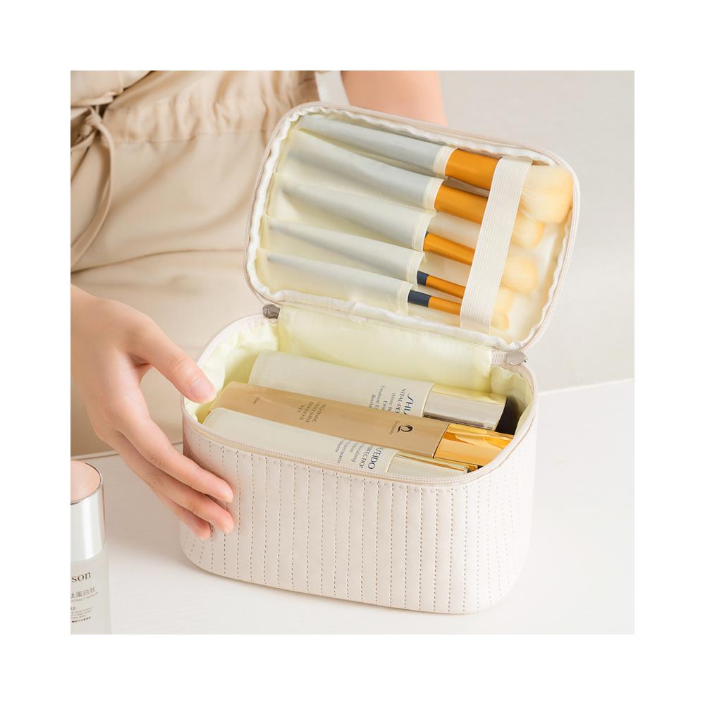 Borsa Per Il Trucco Impermeabile Portatile Black - Foto 2