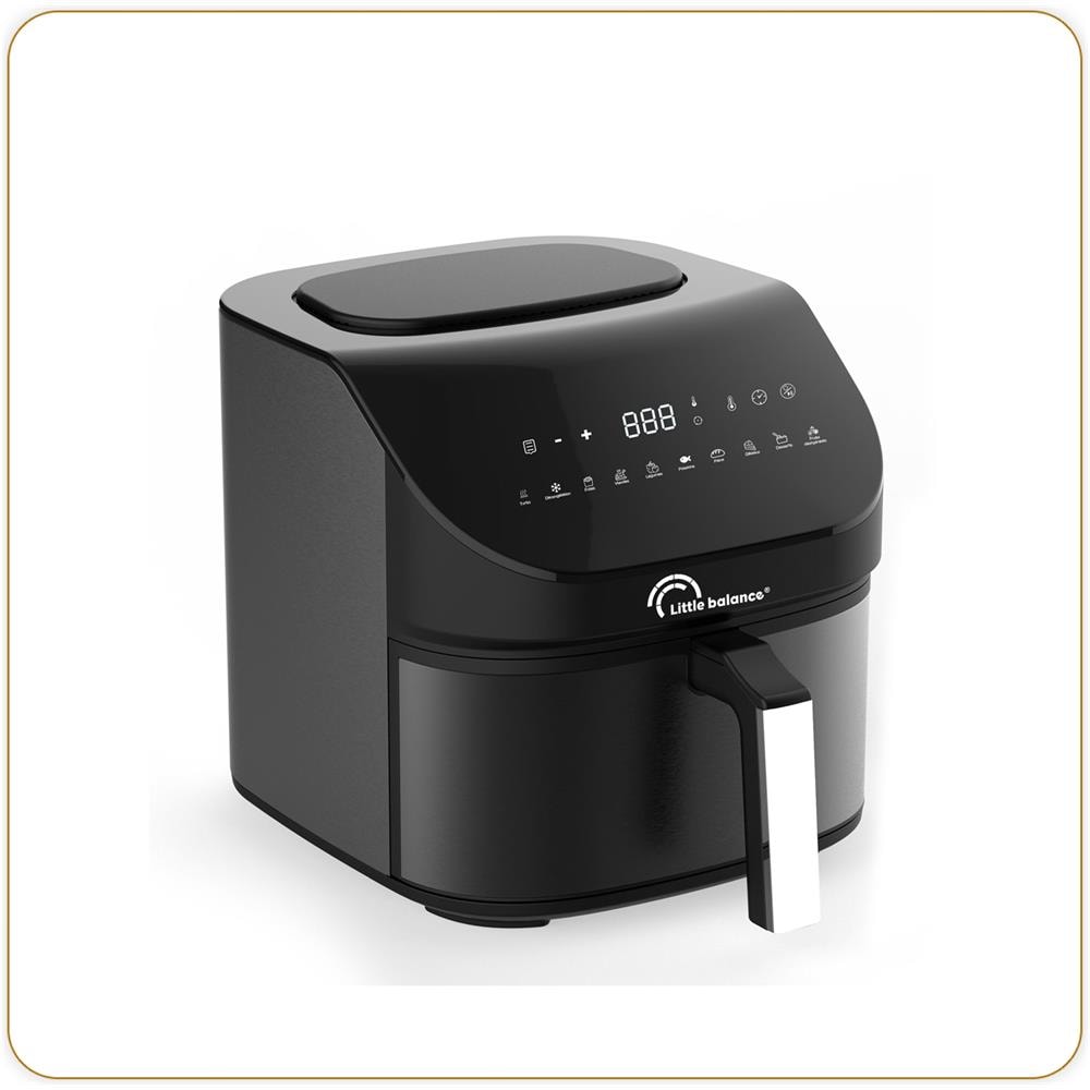 Friggitrice ad Aria 8704 Capacità 7 Litri 1600 Watt Colore Nero - Foto 1