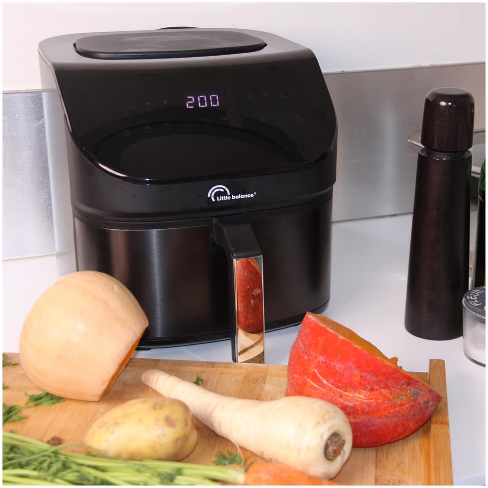 Friggitrice ad Aria 8704 Capacità 7 Litri 1600 Watt Colore Nero - Foto 2