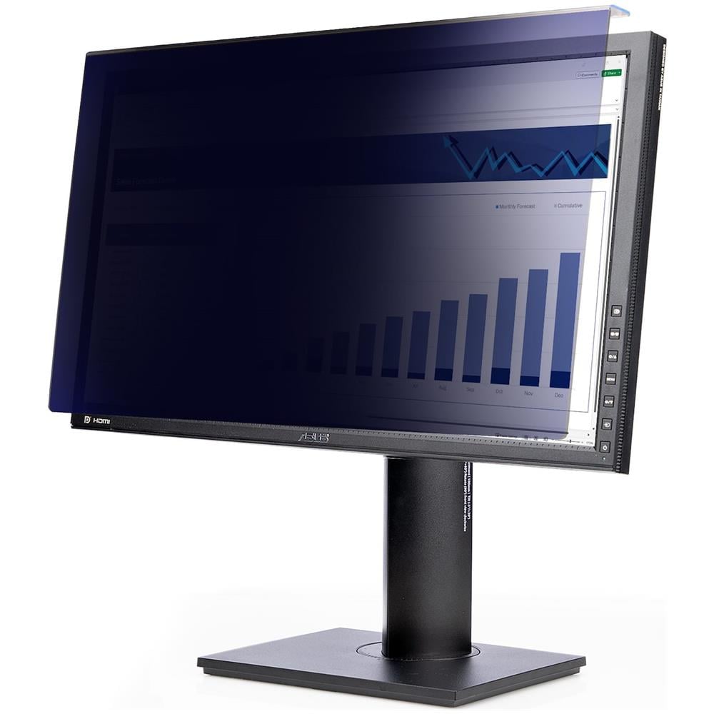 Filtro privacy per monitor da 24" 16:10, filtro di sicurezza in acrilico da appendere, pellicola protettiva ad installazione rapida, + /- 30 gradi, lucido - Foto 1