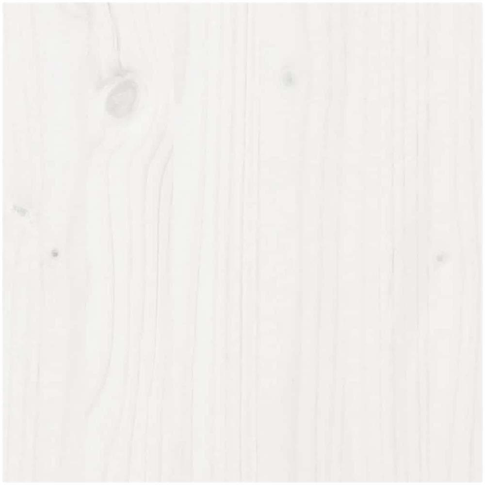 Letto Libreria senza Materasso Bianco 120x190 cm Legno di Pino - Foto 10