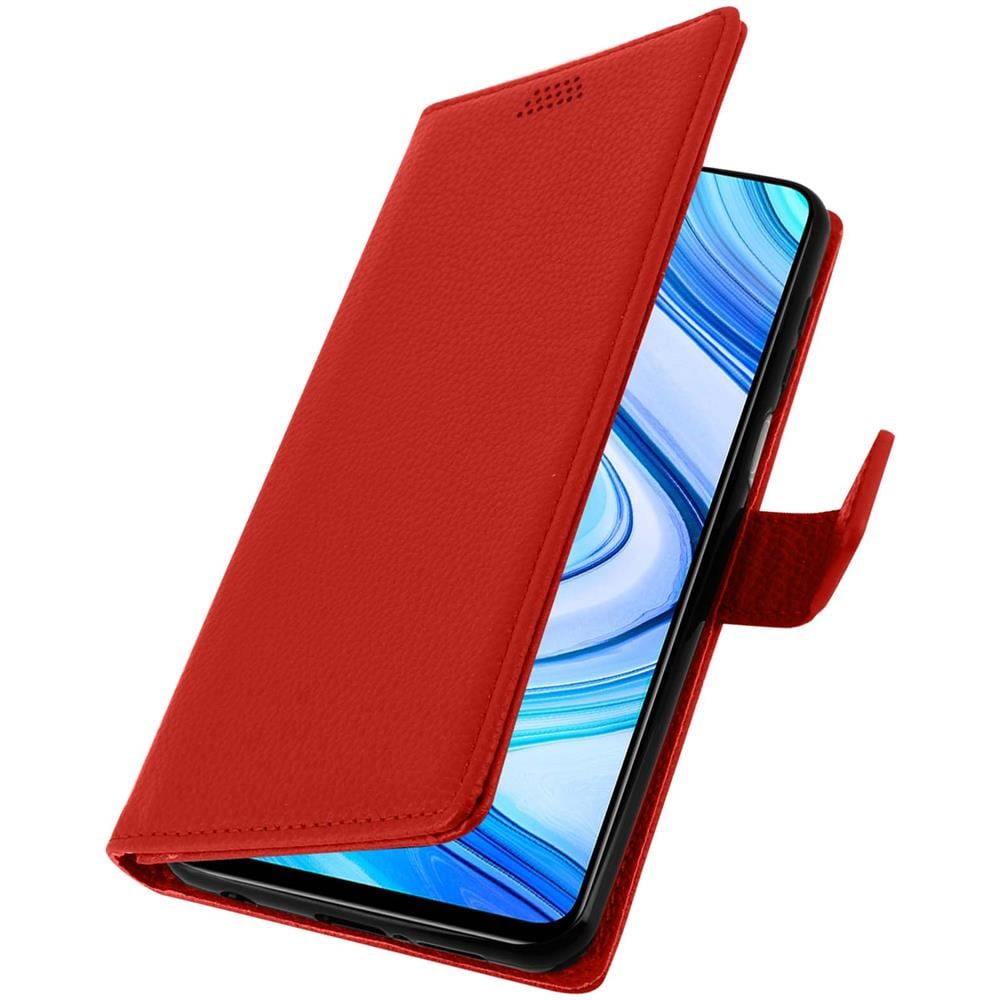 Custodia Xiaomi Redmi Note 9s / 9 Pro / 9 Pro Max Portafoglio Supporto Rosso - Foto 5